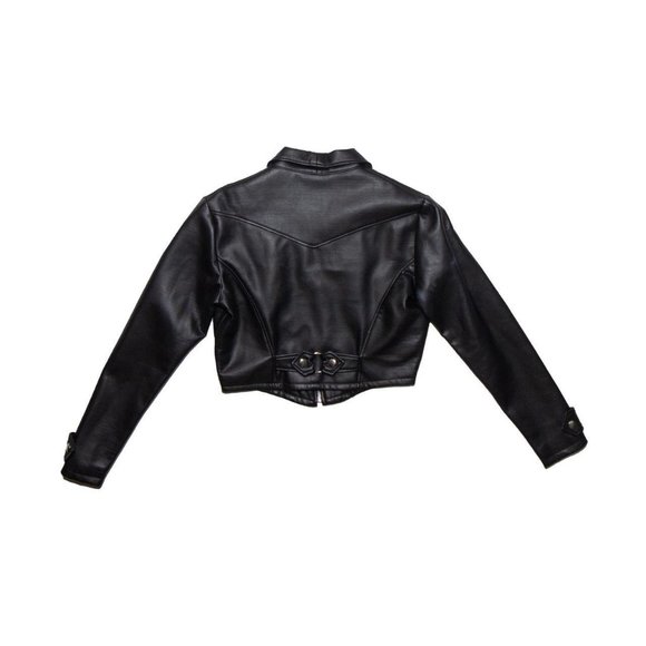 Small Faux Leather Jacket - Picture 2 of 4